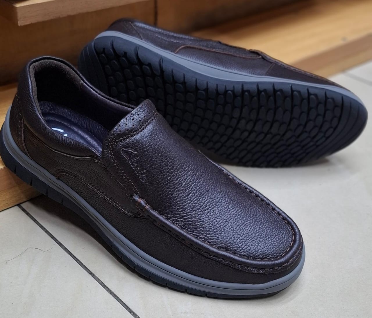Clarks Slip-on Leather Casuals