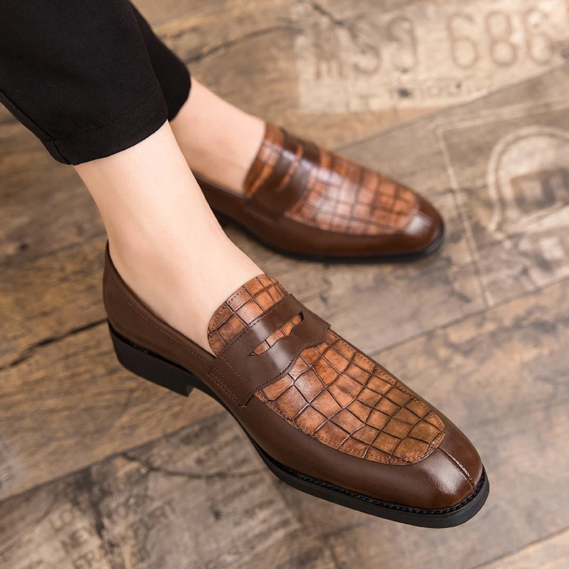 Men Leather Slip-on Lofers